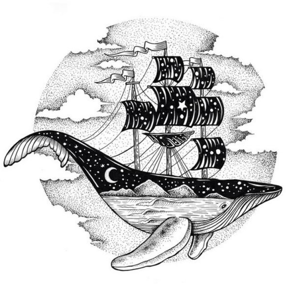 Графика морская тематика