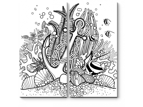 Подводный мир в графике