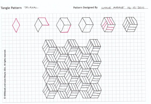 Узоры по клеточкам в тетради