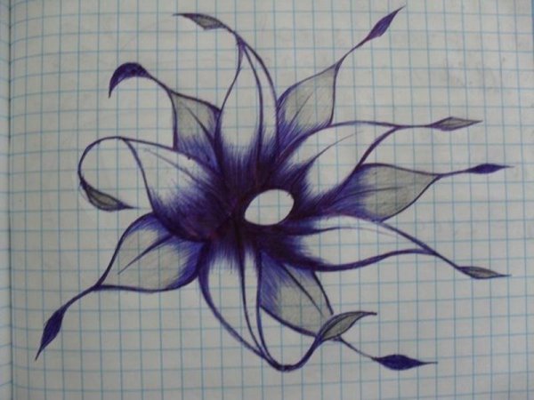 Рисунок ручкой для начинающих