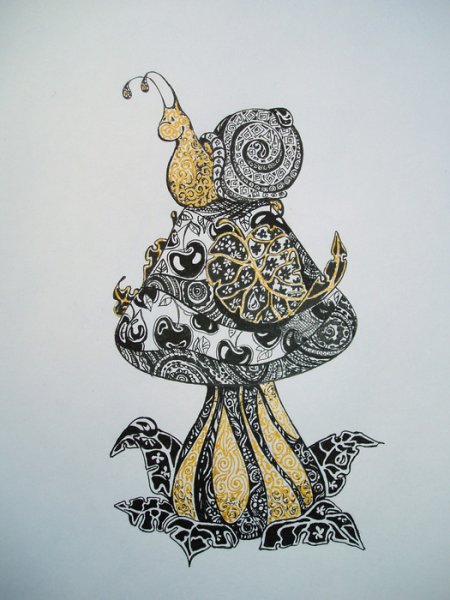 Креативная гелевая ручка