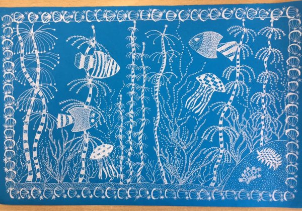 Павлин изонитью