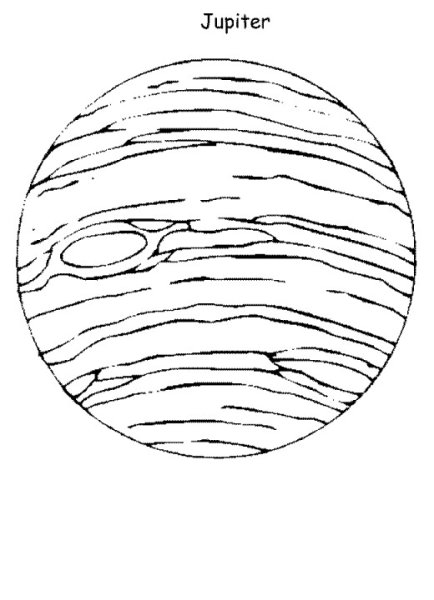 Юпитер карандашом