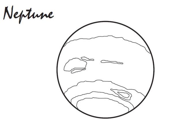 Планета Меркурий раскраска