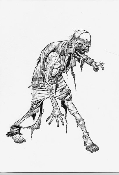Ужасающие рисунки карандашом