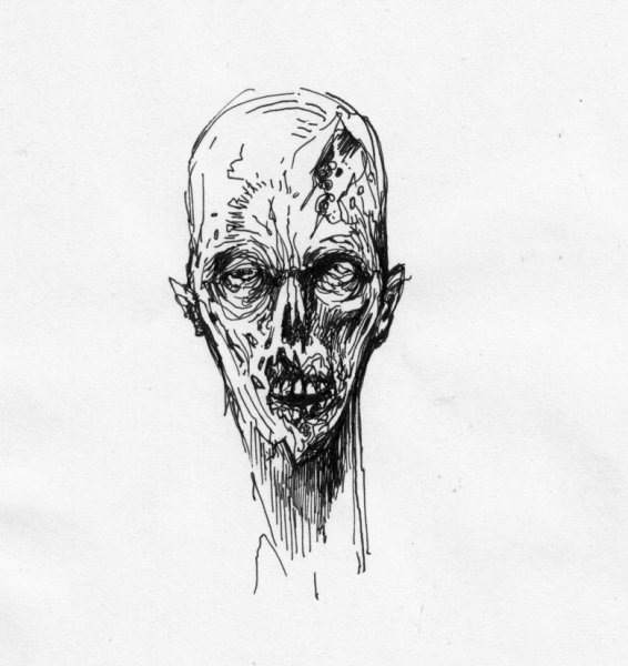 Рисунки на Хэллоуин карандашом