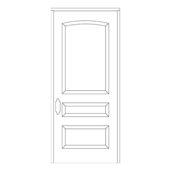 Дверь карандашом