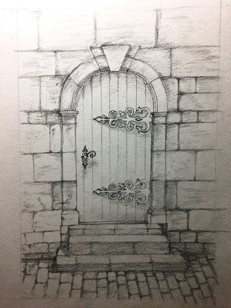 Дверь в графике