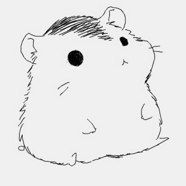 Хомяк эскиз