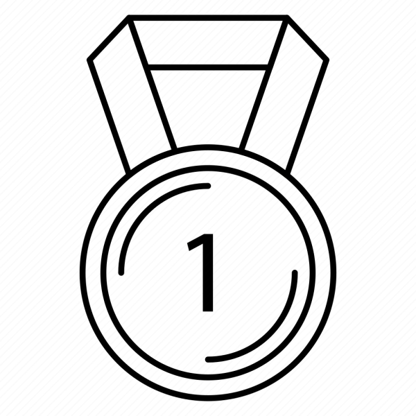 Медаль рисунок карандашом