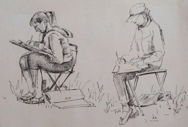 Зарисовки людей