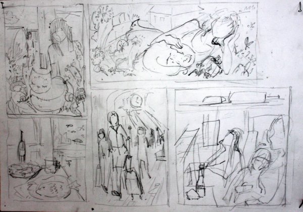 Наброски композиции