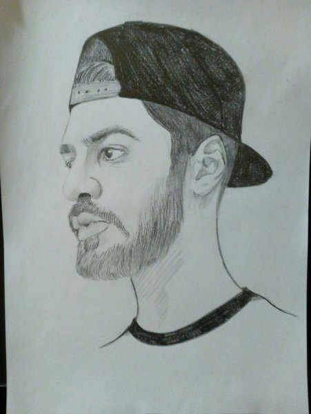 Мияги портрет рисунок