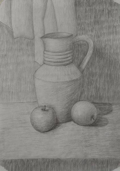 Рисование карандашом натюрморт