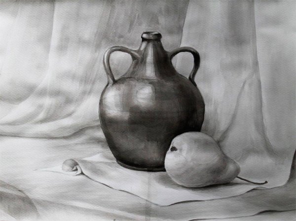 Рефлекс в живописи гризайль