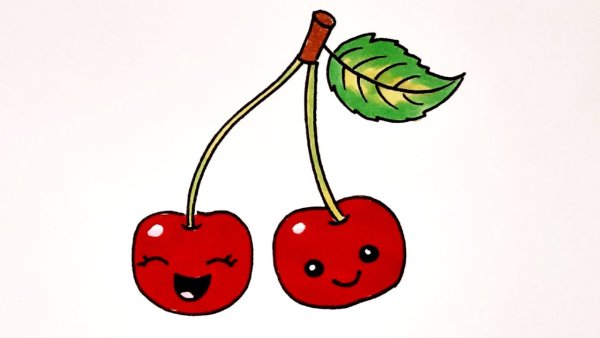 Ветка вишни раскраска для детей