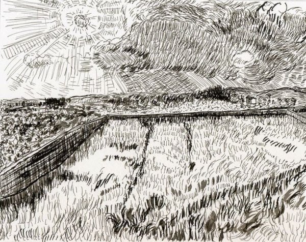 Ван Гог путевые зарисовки