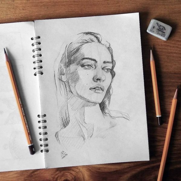 Скетчбук для рисования карандашом