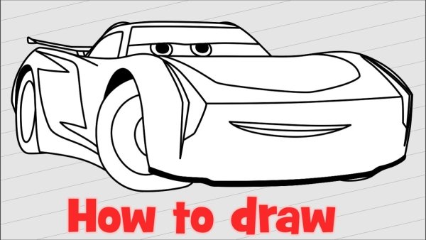 Маккуин и Джексон шторм раскраски