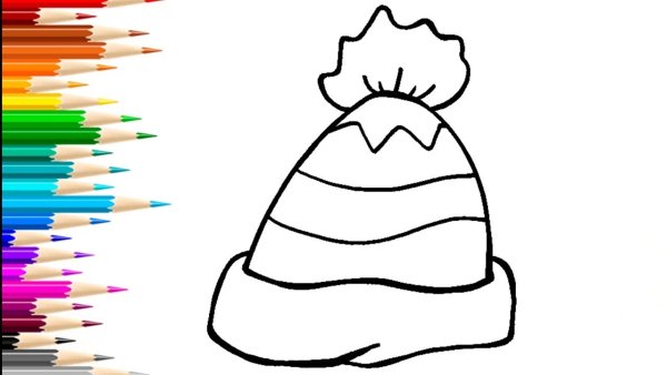 Шапка раскраска