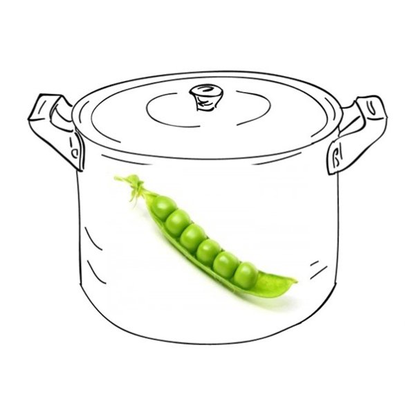 Кастрюля с овощами для детей