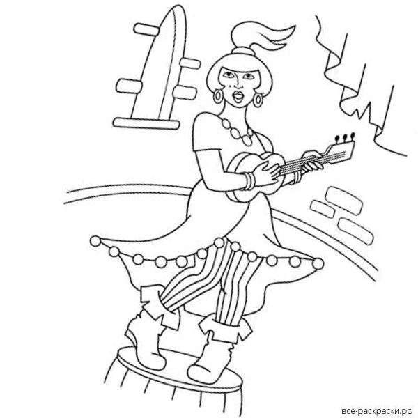 Рисунок по сказке Бременские музыканты