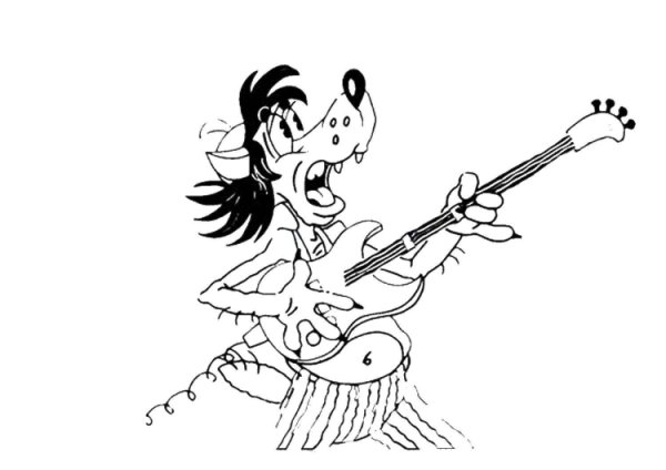 Бременские музыканты раскраска