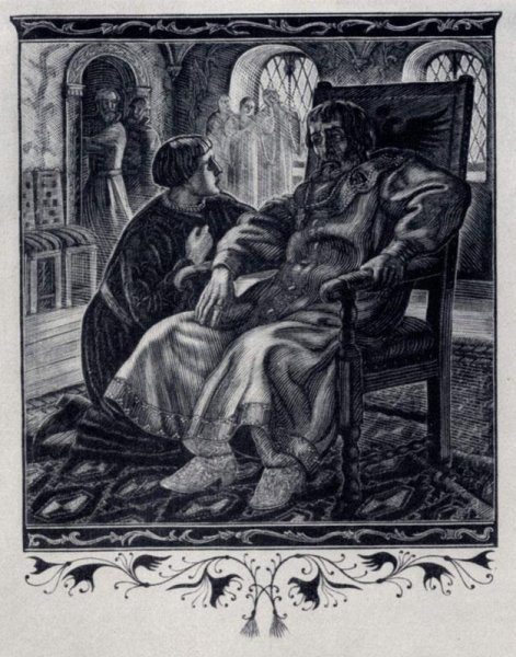 Борис Годунов Пушкин рисунок