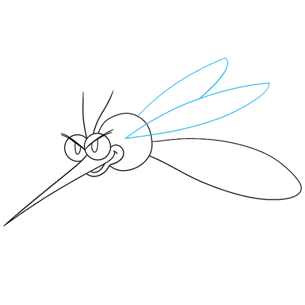 Насекомые для детей раскраски комар