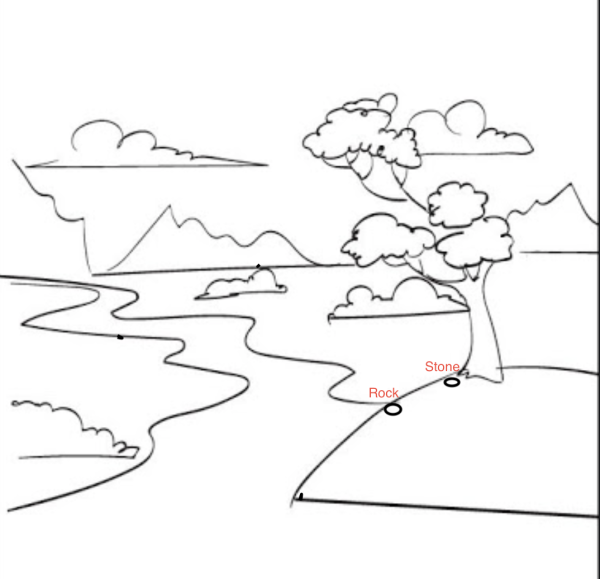 Раскраска пейзаж