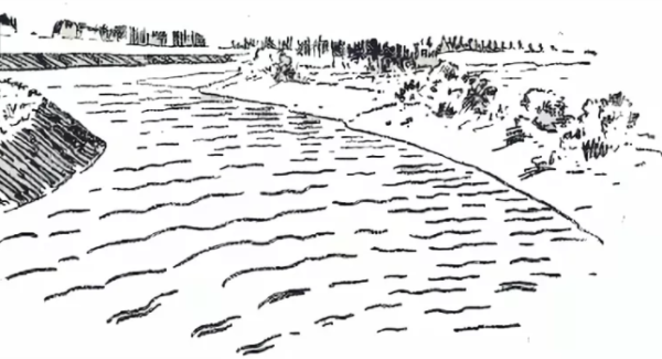 Река схематично