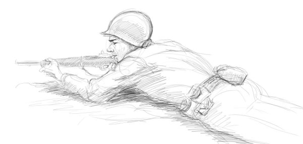 Рисунок солдату