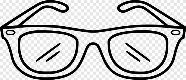 Очки раскраска для детей