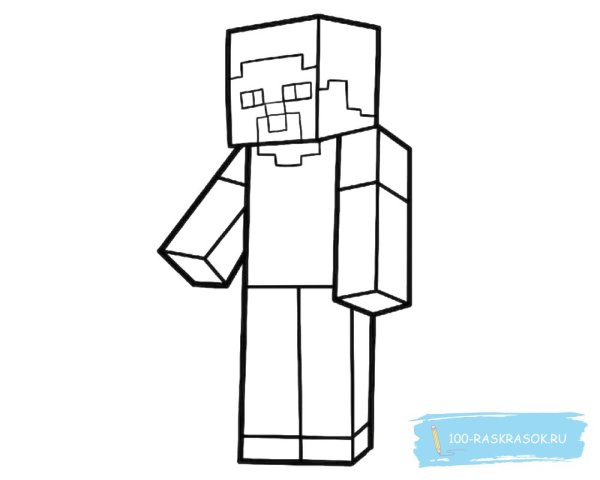 Раскраски для мальчиков майнкрафт