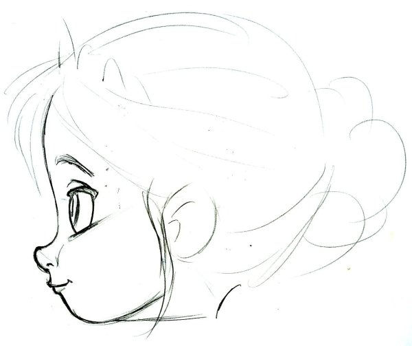 Рисунки девушек карандашом в стиле арт