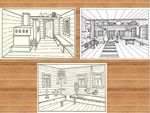 Внутреннее убранство русской избы