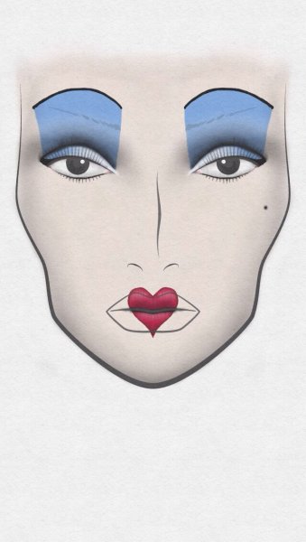 Эскиз грима