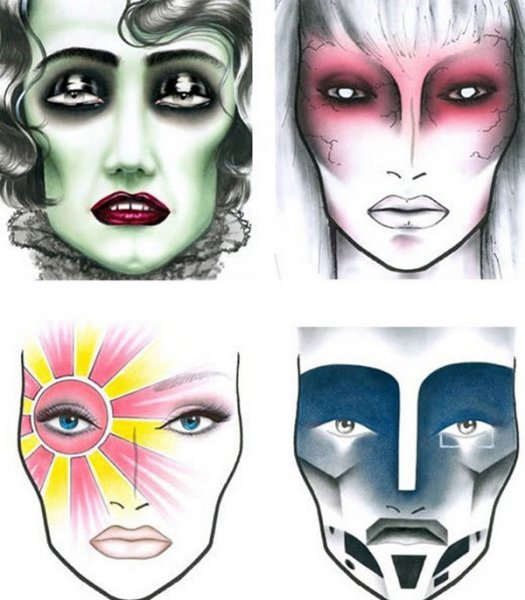 Эскиз грима