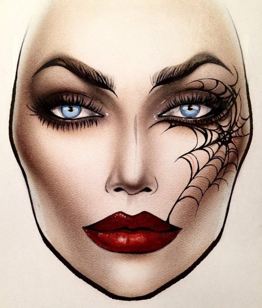 Эскиз грима