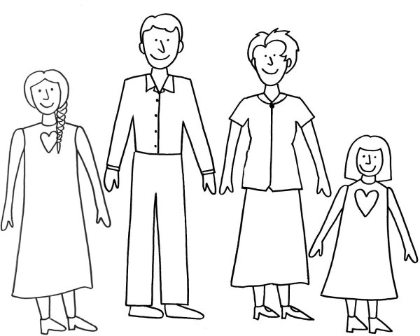 Схематичные рисунки для детей