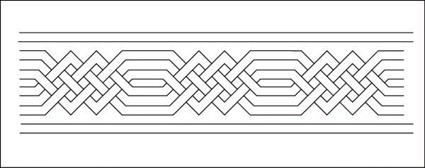 Линии в орнаменте для детей