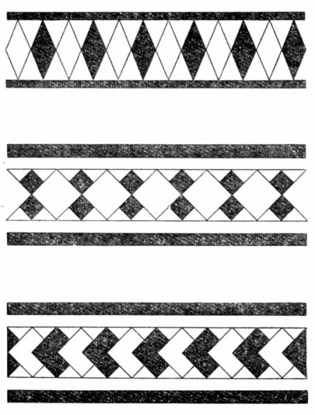 Геометрический орнамент в полосе