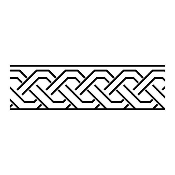 Линейный орнамент геометрический