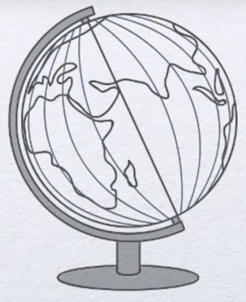 Глобус школа раскраски для детей