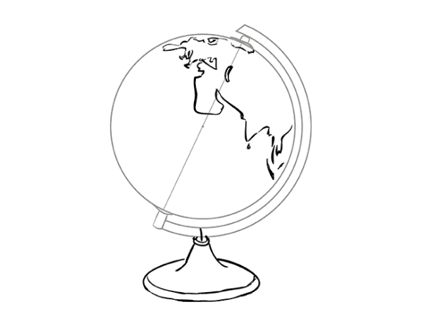 Раскраска по географии для детей