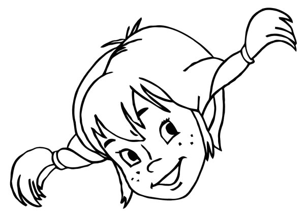 Пеппи длинный чулок