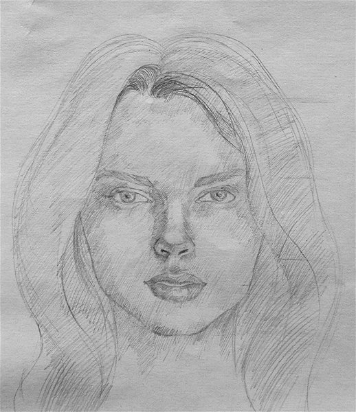 Графический портрет человека