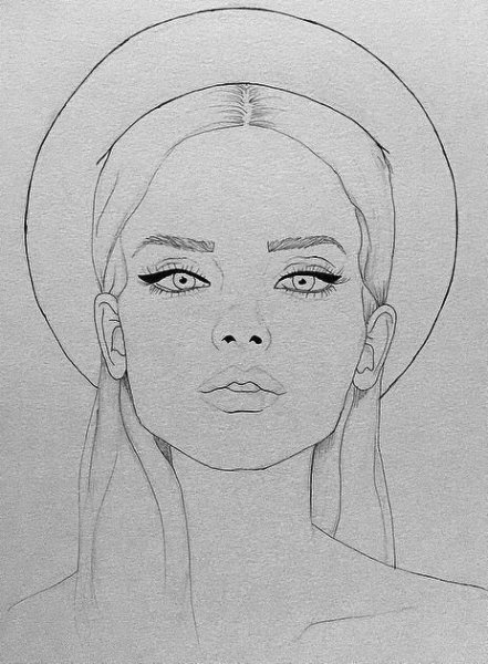 Уроки рисования лица человека
