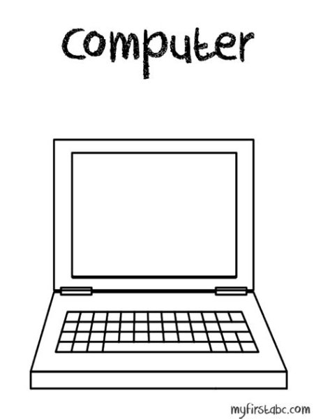 Ноутбук раскраска для детей