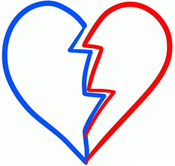 Сердечко карандашом